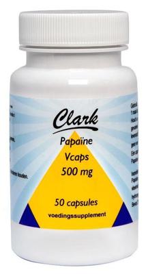 Clark Papaine 500mg 50 Vegetarische capsules