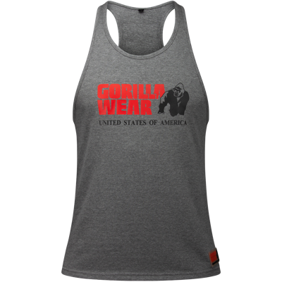 Gorilla Wear Classic Tanktop Grijs Gorilla Wear Classic Tanktop Grijs