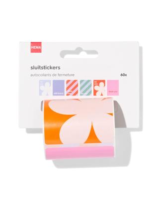 HEMA Sluitstickers op rol print - 60 stuks