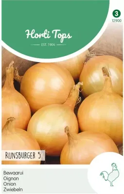 Zaden Uien Rijnsburger Bolronde Gele Hortitops - Hortitops