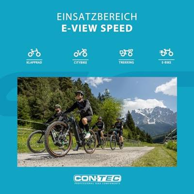 CONTEC rückspiegel "e-view speed" ct rear-view mirror e-vie speed dazz right schwa.