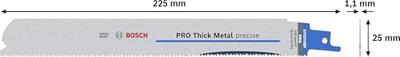 Bosch Accessoires PRO Thick Metal precise S1137HBF zaagblad | 1 |1 x 25 x 225 mm | 25-delig - 2608658999 Bosch Accessoires PRO Thick Metal precise S1137HBF zaagblad | 1 |1 x 25 x 225 mm | 25-delig - 2608658999