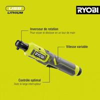 Ryobi RR14W4-0 | USB Lithium 4V accu 1/4" Ratelsleutel (excl. accu) - 5133006311 - thumbnail