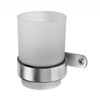 Glashouder Ixi Mat Wit Glas met RVS Haceka Glashouder Ixi Mat Wit Glas met RVS Haceka