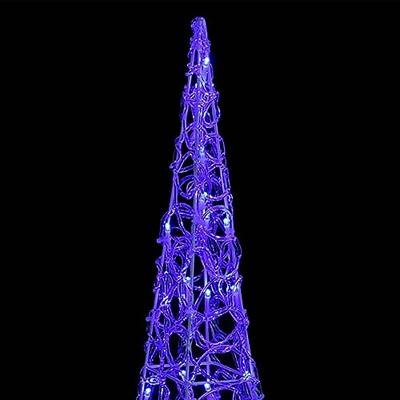 VidaXL Lichtkegel decoratief led 60 cm acryl blauw
