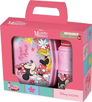 Picknickhouder met Fles Minnie Mouse CZ11278 380 ml 17 cm Plastic