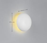Trio Witte wandlampDavey Ø 15cm - R24431131 - thumbnail