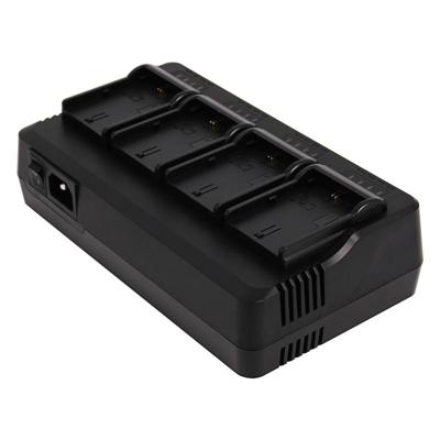 Professionele oplader voor 4 accu's Canon LP-E6, LP-E6N, LP-E6P
