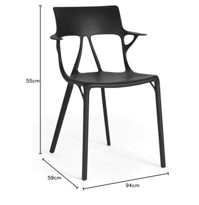 Kartell A.I. eetkamerstoel Zwart