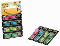 Post-it Plakmarker 7000144925 Pink, Oranje, Limoen-groen, Aqua-blauw - thumbnail
