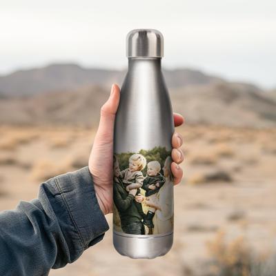 RVS drinkfles bedrukken - 500 ml - Zilver