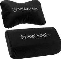 Noblechairs Kussenset zwart/wit - thumbnail