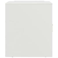 Nachtkastjes 2 st 34,5x39x44 cm staal wit - thumbnail