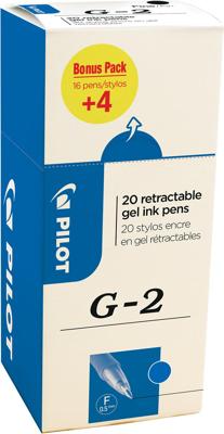 Balpen PILOT Supergrip G blauw 0.32mm valueapack à 24+6 stuks