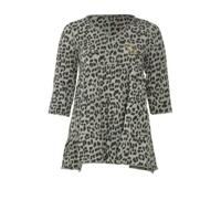 Paprika tuniek met dierenprint kaki - thumbnail