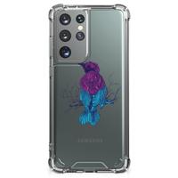 Samsung Galaxy S21 Ultra Stevig Bumper Hoesje Merel - thumbnail
