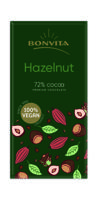 BonVita Premium Dark Chocolate Hazelnut 100 gram - thumbnail