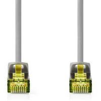 Cat 8.1 Netwerkkabel | S/FTP | RJ45 Male | RJ45 Male | 0.50 m | Rond | LSZH | Grijs | Label - thumbnail