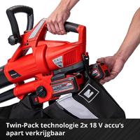 Einhell Power X-Change GE-CL 36 Li E Bladzuiger, Bladblazer Accu Zonder accu, Met draaggordel - thumbnail