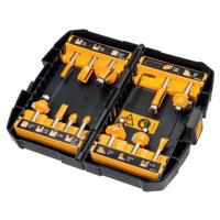 DeWalt Accessoires Dewalt dt90016-qz frezenset | 8 mm schacht | 12-dlg - dt90016-qz - thumbnail
