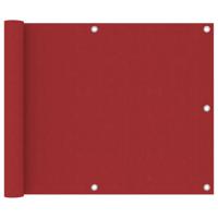Balkonscherm 75x400 cm oxford stof rood - thumbnail