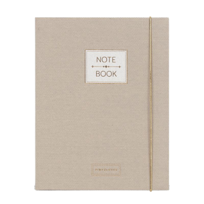 Pimpelmees Notitieboek A5 Mono Luxe Linnen Warm Nude