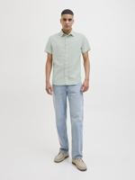 Jack - Jones Jjesummer Shirt Ss Sn 12269329 Overhemd Iceberg Green - thumbnail