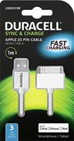 Duracell USB-oplaadkabel/datakabel/sync-kabel - thumbnail