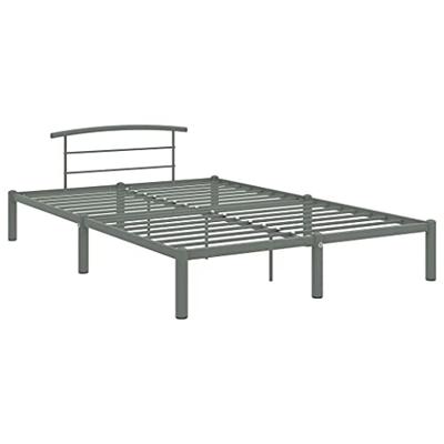 Bedframe metaal grijs 160x200 cm