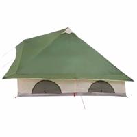Familie Tipi Tent met dak Groen en Bruin 358 x 296 x 258 cm - thumbnail