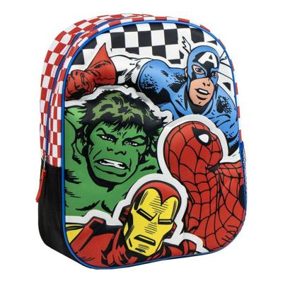 Schoolrugzak The Avengers Zwart 25 x 31 x 10 cm