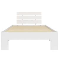 Bedframe massief grenenhout wit 100x200 cm - thumbnail