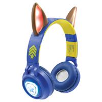 Lexibook, Paw Patrol, 2-in-1 draadloze en bedrade koptelefoon met Chase-oren, hoge geluidskwaliteit beperkt tot 85 dB, lichtgevende effecten, opvouwbaar, verstelbaar, oplaadbaar, HPBT015PA - thumbnail