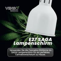 Venso Lampenscherm Saga 22 cm 230 V E27 18 W 1 stuk(s) - thumbnail