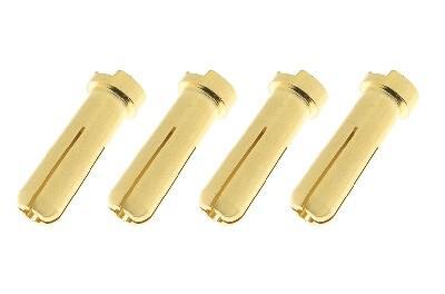 5mm goudstekker, man, 90 graden (4pcs)