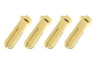 5mm goudstekker, man, 90 graden (4pcs) - thumbnail