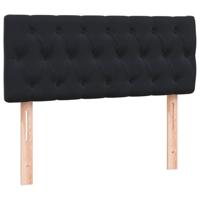 Boxspring met matras en LED fluweel zwart 120x210 cm - thumbnail