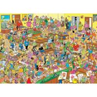 Jan Van Haasteren legpuzzel - het bejaardenthuis, 1000st. - thumbnail
