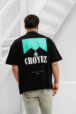 Croyez Fumes Amalfi T-Shirt Heren Zwart - Maat XS - Kleur: Zwart | Soccerfanshop