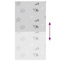 Doucherolgordijn 140x240 cm stofbreedte 136 cm - thumbnail