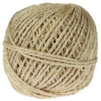 Sisalkoord touw uit 2 draden, bol van 200 g, +/- 50 m - thumbnail