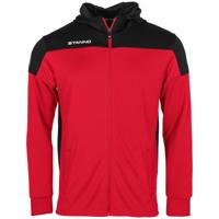Stanno 408014 Pride Full Zip Hooded - Red-Black - S - thumbnail