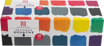 Talens gouache extra fijn set, 10x16ml flacons