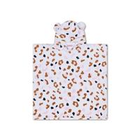 Swim Essentials Strandponcho Kaki Panterprint 65 x 65 cm - thumbnail