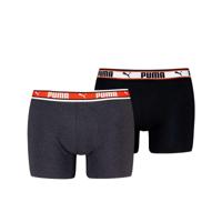 Heren Boxer Shorts Puma Zwart - Maat: L - thumbnail