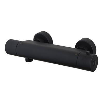 Wiesbaden Eco Cool-Touch thermostatische douchemengkraan mat zwart - thumbnail