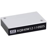 MEAN WELL RQB40W12-110S12 DC/DC-converter, print 3.333 A 40 W Aantal uitgangen: 1 x Inhoud 1 stuk(s) - thumbnail