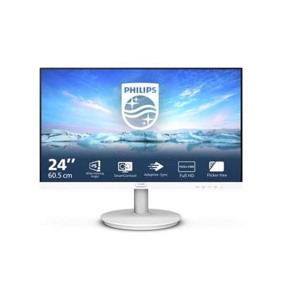 Philips 241V8AW LCD-monitor Energielabel E (A - G) 60.5 cm (23.8 inch) 1920 x 1080 Pixel 16:9 4 ms HDMI, VGA IPS LCD