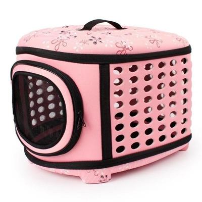 EVA Portable Folding Pet Tote Pet Carrier Bag(Pink)