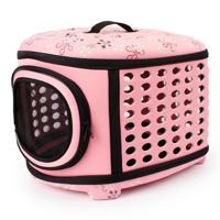 EVA Portable Folding Pet Tote Pet Carrier Bag(Pink) - thumbnail